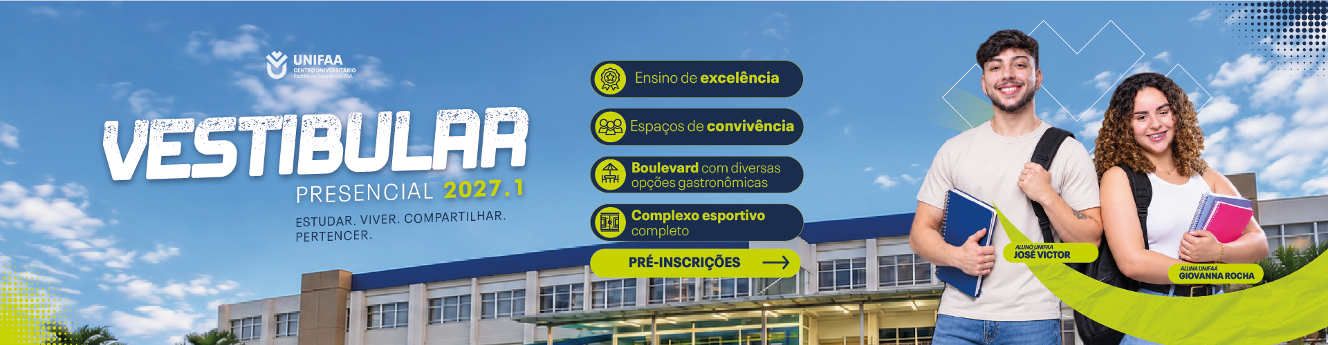 Inscrição Vestibular 2027.1