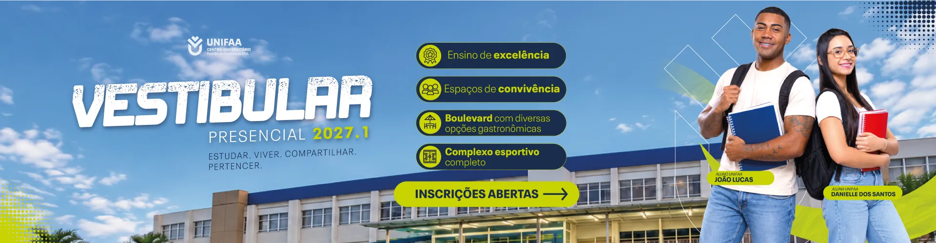 Inscrição Vestibular 2027.1